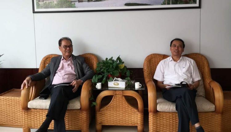 总会长率隊拜访中国台商投资区书记吴汉宗先生